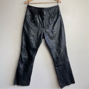 Wilsons Leather Straight Leather Pants 12